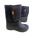 Зимові чорні черевики пінка ЕВА широка стопа розмір 41 42 43 44 Україна, фото 2