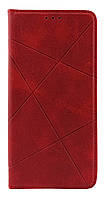Чохол книжка Business Leather для Samsung Galaxy A25 5G / A256 на магніті з підставкою червоний