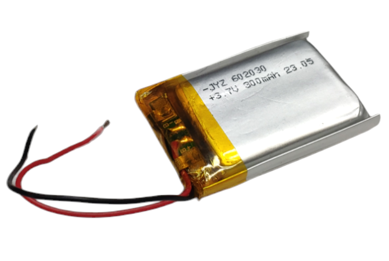 Акумулятор Li-Pol 300mAh 3.7V 602030 літій-полімерна батарея АКБ із захистом PCM