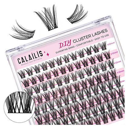 CALAILIS DIY кластерне нарощування вій 96 шт., Amazon, Німеччина, фото 1