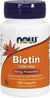 Витамин В7 NOW Foods Biotin 1.000 мкг 100 капс