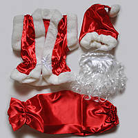 Дитячий новорічний костюм "Гномік" — червоний.
