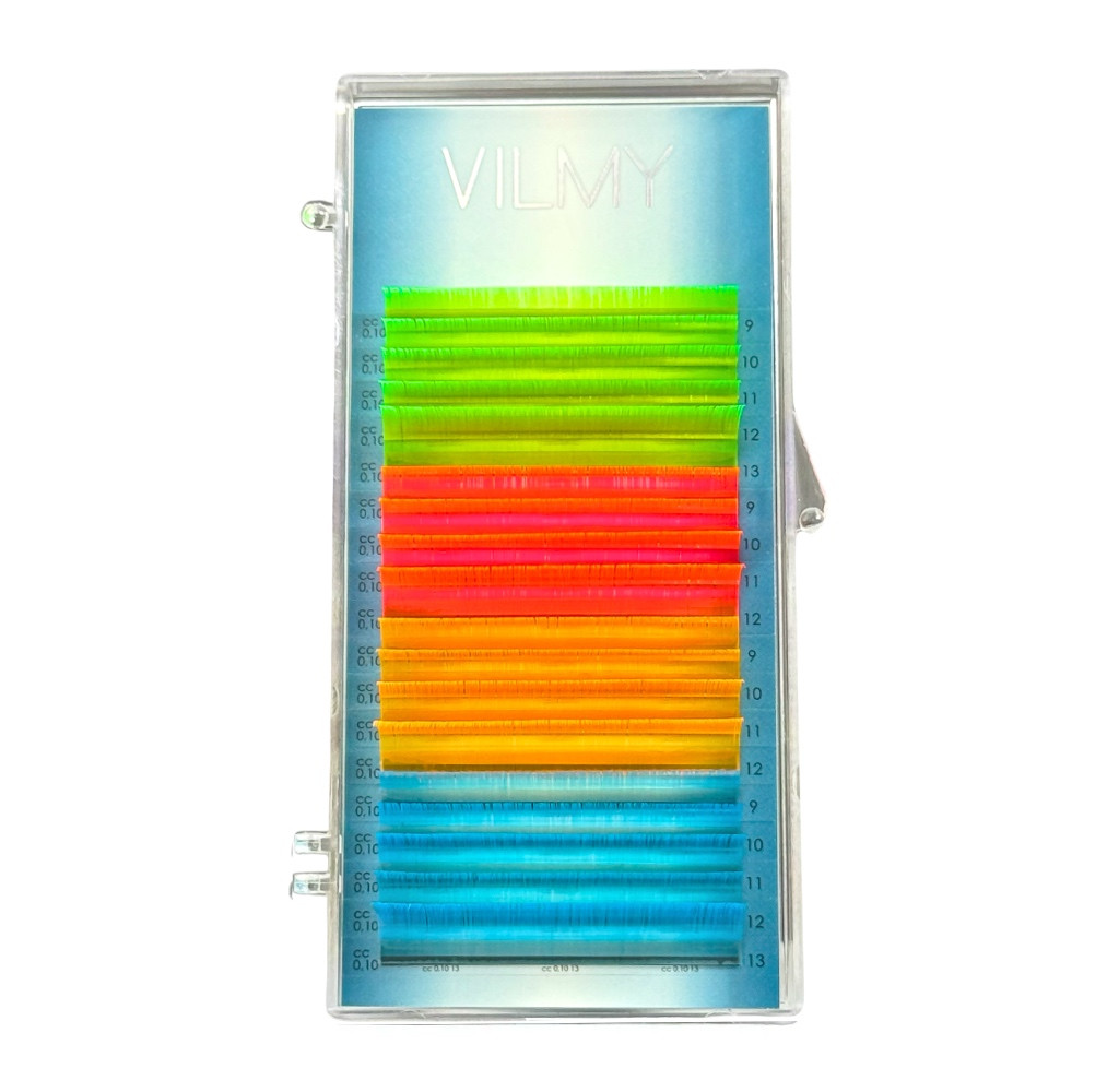Кольорові Вії Neon Vilmy 4color mix