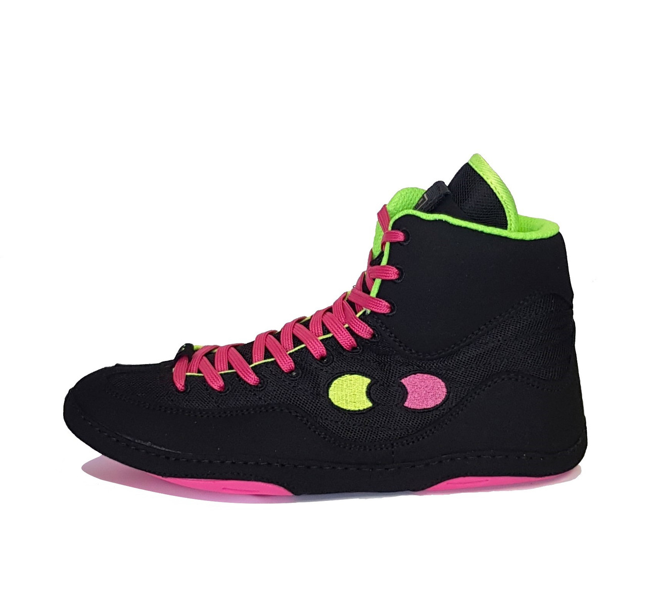 Борцовки Numo Sport Black/Pink/Neon green WS007-02