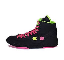 Борцовки Numo Sport Black/Pink/Neon green WS007-02