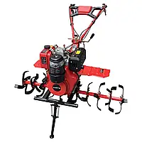 Дизельный мотоблок 9 л.с. фреза 135 см. воздушное охлаждение FORTE 1350 колёса 12"