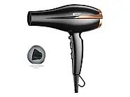 Професійний фен для укладання волосся BITEK BT-409B Чорний Фен для волосся на 3500 Вт, фото 2