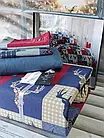 Постільна білизна фланелева байкова полуторний розмір Belizza Burn, фото 2