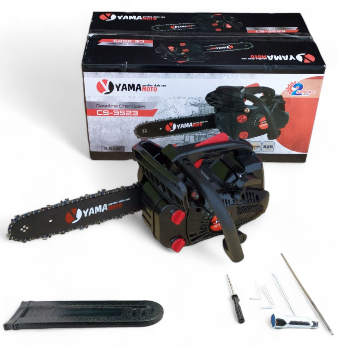 Бензопила Yamamoto CS-3523 (одноручна, 3500W, шина 305 мм, короткий корпус, ЯПОНІЯ)