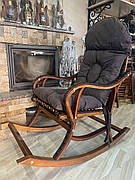 Крісло-гойдалка плетена з лози