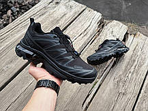 Чоловічі термо кросівки Salomon XT-6 Gore-Tex Black чорні водонепроникні, фото 5