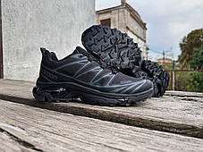 Чоловічі термо кросівки Salomon XT-6 Gore-Tex Black чорні водонепроникні, фото 3