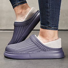 Утеплені жіночі гумові капці