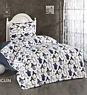 Постільна білизна фланелева байкова полуторний розмір Belizza Penguen, фото 4