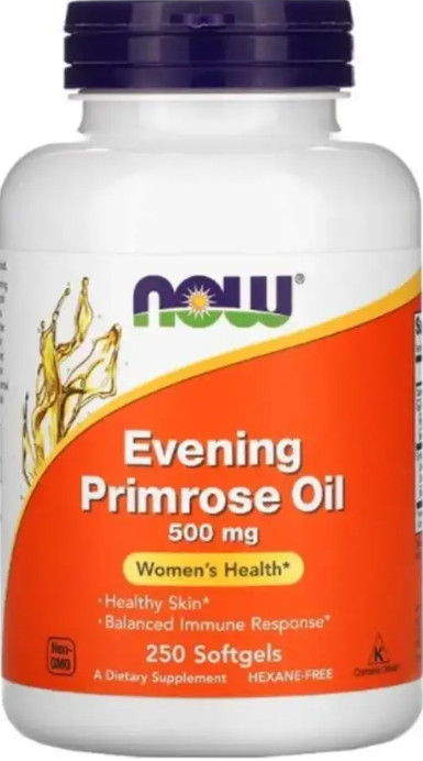 Олія примули вечірньої NOW Evening Primrose Oil 500 мг 250 капсул