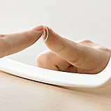 Настільне дзеркало для макіяжу зі світлодіодним підсвічуванням 33 світлодіоди LED Mirror акумуляторне дзеркальце, фото 7