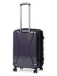 Набір валіз Франція (L M S-3шт) полікарбонат фіолет/Airtex 7223, фото 3