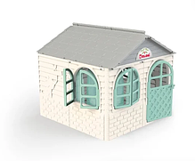 Дитячий ігровий будиночок DOLONI TOYS 02550/5 зі шторками для вулиці та будинку Біло-Бірюзовий, фото 5