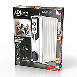 Масляний радіатор Adler AD 7816 (9 ребер), фото 6