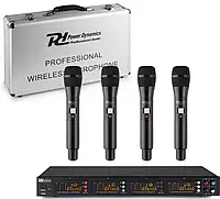 Мікрофон Zestaw mikrofonów bezprzedowodowych Power Dynamics PD504H