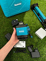 Професійний нівелір Makita лазерний рівень на акумуляторі 16 променів 4D у кейсі зі штативом