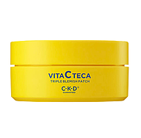 Патчі з вітаміном C для швидкого загоєння прищів CKD Vita C Teca Triple Blemish Patch