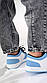 Модні жіночі кросівки в блакитному і білому кольорі Т1872 Уцінка (читайте опис), фото 6