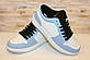 Модні жіночі кросівки в блакитному і білому кольорі Т1872 Уцінка (читайте опис), фото 3
