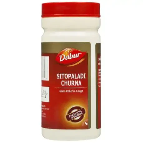 Ситопаладі панчоха застуда, кашель, бронхіт, лихоманка, занепад сил Dabur Sitopaladi Churna 60 г
