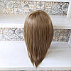 Перука з натурального волосся каскад італійка світло-русявий ALINA new- P14, фото 4