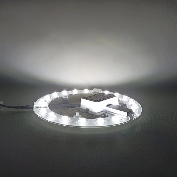 Світлодіодний LED модуль 220В 12Вт MOD-12W 5000К ремкомплект для світильника Ø156мм 1350Lm 185V-240V