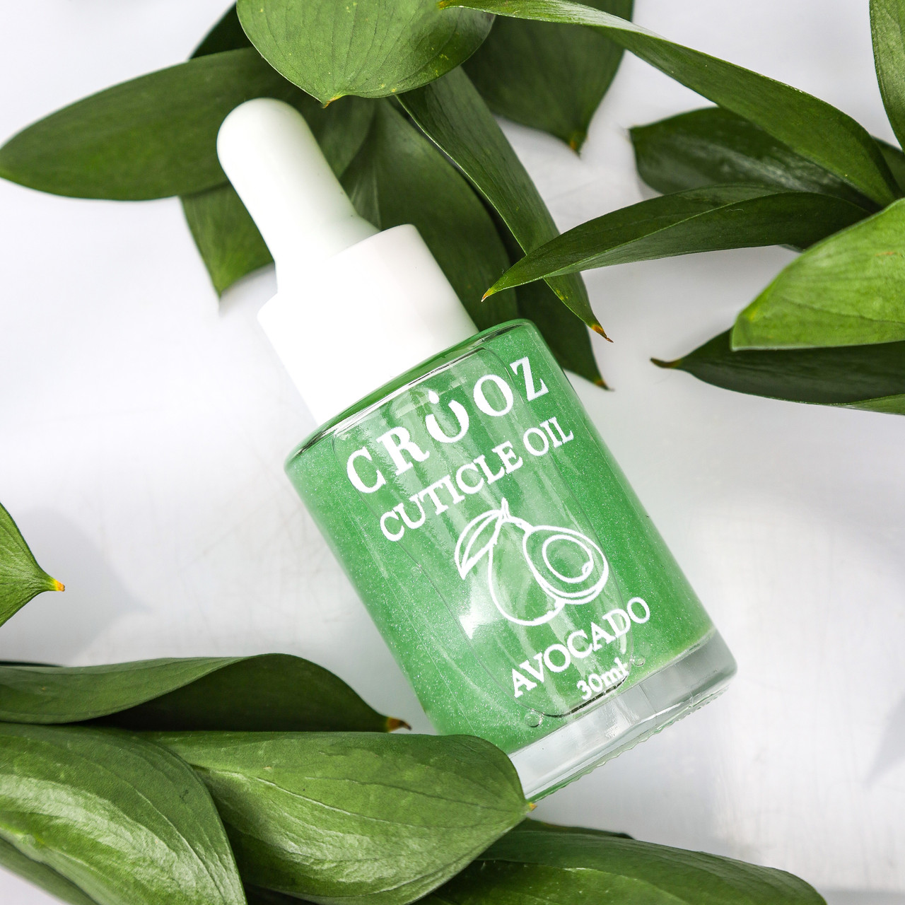 Суха олія для кутикули з шиммером Crooz Avocado 30 мл (Авокадо)