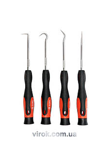 Гачки і шило, кпл. 4 шт. YT-0843 YATO