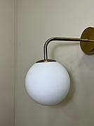 Настінний бронзовий світильник з плафоном (910-RY626)