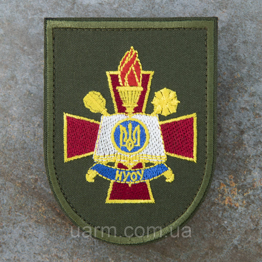 Шеврон НУОУ Національний Університет Оброни України ім. Івана Черняховського олива