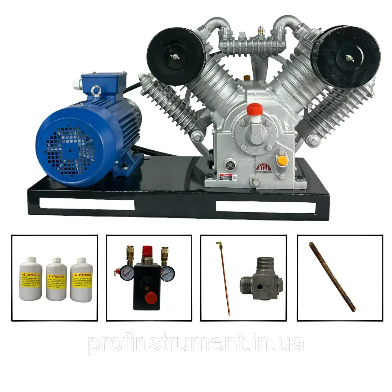 Компресорна станція Profinstrument (1350 л/хв, 7.5 кВт, 3000 об/хв)