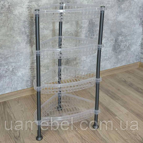 Етажерка NOSTALGIA трикутна на 4 полиці  ПРОЗОРА 5158 90