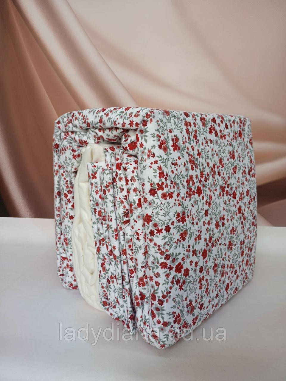 Байкова постільна білизна фланель тепла бавовняна натуральна двоспальна євро 200*220 см Туреччина, фото 1