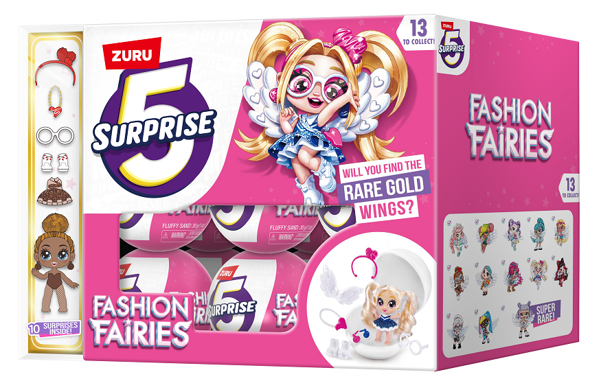 Ігровий набір Zuru 5 Surpise Fashion Fairies Фігурки-сюрприз у шарі 5 шт. в асортименті (77564GQ2)
