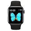 Розумний годинник Смарт-годинник Smart Watch T500 із сенсорним екраном і пульсометром голосового виклику чорний, фото 3