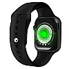 Розумний годинник Смарт-годинник Smart Watch T500 із сенсорним екраном і пульсометром голосового виклику чорний, фото 4