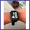 Розумний годинник Смарт-годинник Smart Watch T500 із сенсорним екраном і пульсометром голосового виклику чорний, фото 5
