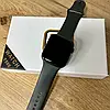 Розумний годинник Смарт-годинник Smart Watch T500 із сенсорним екраном і пульсометром голосового виклику чорний, фото 6