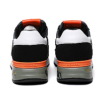 Кросівки Premiata Black White Orange, фото 6