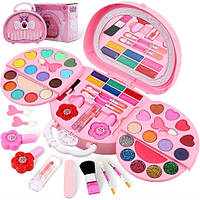 Дитячий набір косметики для макіяжу і манікюру в сумочці-шкатулці (60540)