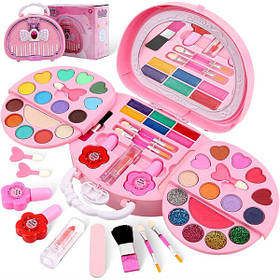 Дитячий набір косметики для макіяжу і манікюру в сумочці-шкатулці (60540)