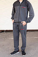 Якісний стильний чоловічий спортивний костюм без каптуру