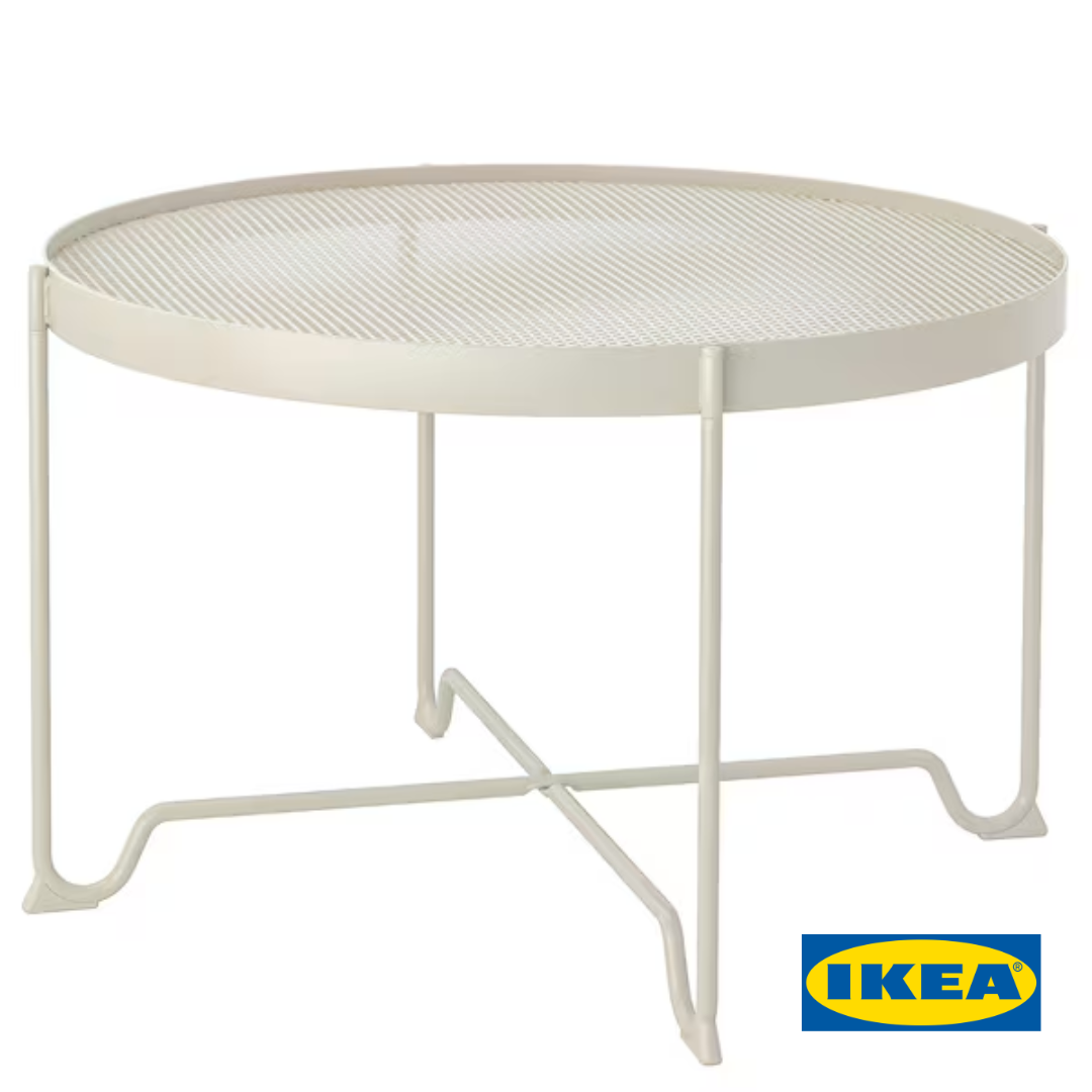 Журнальний столик IKEA KROKHOLMEN 73x73 см Бежевий 803.364.66