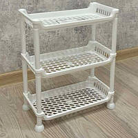 Етажерка прямокутна Bursev Plastik 5158 04 білий