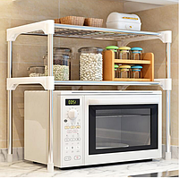 Полиця-органайзер для мікрохвильовки/ Багатофункціональний кухонний стелаж